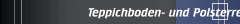 Teppichboden- und Polsterreinigung